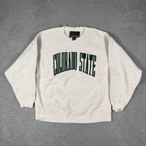 Vintage Colorado State University Sweatshirt Size Large Crewneck Pullover